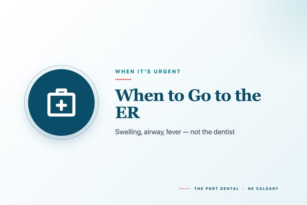 When to Go to ER Instead of a Dentist
