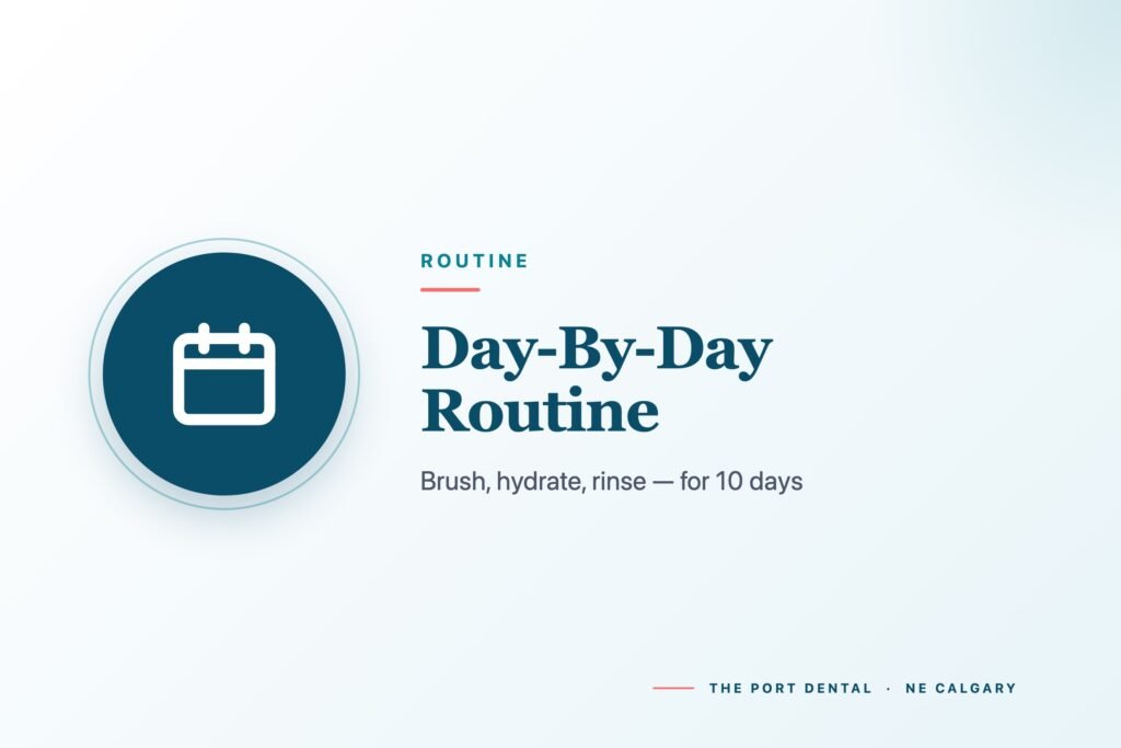 Day-by-Day Stampede Smile Routine